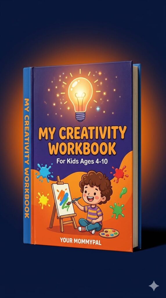 My Creativity Workbook for Kids — Printable Activity Workbook for Imagination and Creative Thinking Ages 4-10 by YOUR MOMMYPAL