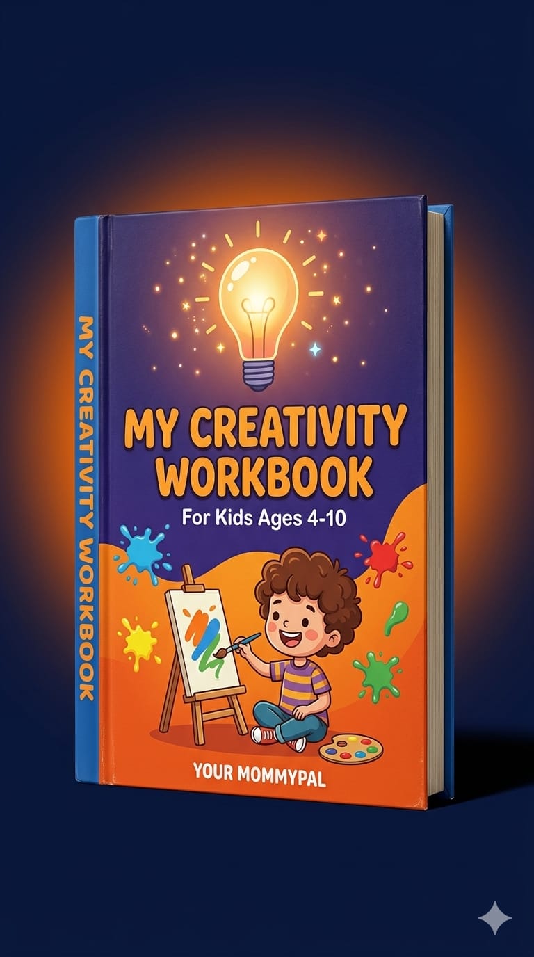 My Creativity Workbook for Kids — Printable Activity Workbook for Imagination and Creative Thinking Ages 4-10 by YOUR MOMMYPAL